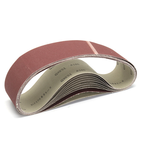 10pcs 50x915mm Sanding Belts 40/120/180/320 Grit Aluminium Oxide Belts Abrasive Tool 2 10pcs 50x915mm Sanding Belts 40/120/180/320 Grit Aluminium Oxide Belts Abrasive Tool - Image 2
