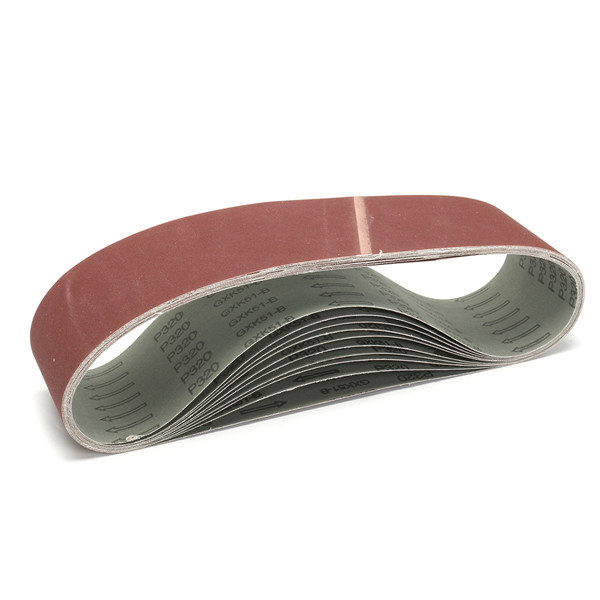 10pcs 50x915mm Sanding Belts 40/120/180/320 Grit Aluminium Oxide Belts Abrasive Tool 4 10pcs 50x915mm Sanding Belts 40/120/180/320 Grit Aluminium Oxide Belts Abrasive Tool - Image 4