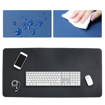 60x120cm Large Mouse Pad Both Sides Use Extra Large PU Leather Mouse Pad Mat Desktop Table Protective Mat for Home Office Gaming 1