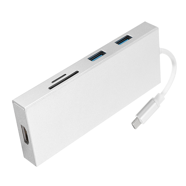 7 In 1 Typc C Hub High Definition Multimedia Interface USB3.0 SD TF Adapter Converter 4 7 In 1 Typc C Hub High Definition Multimedia Interface USB3.0 SD TF Adapter Converter - Image 4