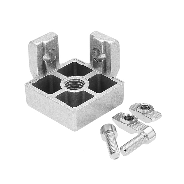 Machifit Aluminum Profile Fixed Bracket Foot Connector with Nut and Screw for 4040 Aluminum Profile 2