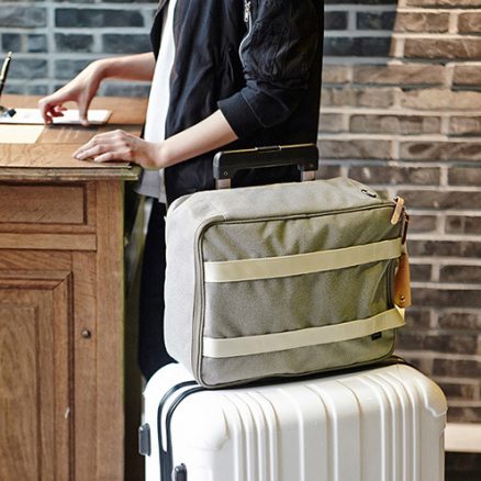 Contracted Style Men Fashion Canvas Luggage Bag Waterproof Storage Bag Handbag Shoulder Bag Travel 1