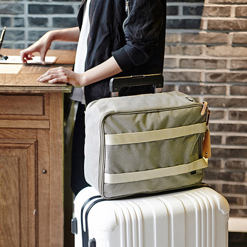Contracted Style Men Fashion Canvas Luggage Bag Waterproof Storage Bag Handbag Shoulder Bag Travel 2