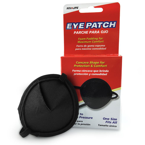 Eye Patch Vinyl Convex Carded (Retail Pkg) 1