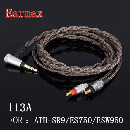 Earmax 113A A2DC DIY Replacement Headphone Earphone Audio Cable For ATH-SR9 ES750 ESW950 4