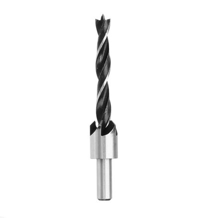 Drillpro 7pcs HSS 5 Flute Countersink Drill Bit Set Reamer Woodworking 3-10mm Chamfer Drill Bits 5