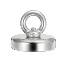 60mm 112Kg Neodymium Recovery Magnet Strong Hook Diving Treasure Hunting Sea Fishing