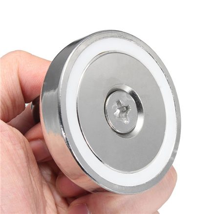 60mm 112Kg Neodymium Recovery Magnet Strong Hook Diving Treasure Hunting Sea Fishing 6