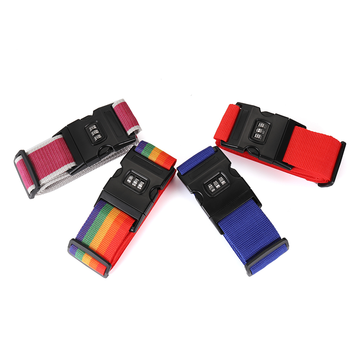 Honana Suitcase Belt Non Slip Strength Travel Belt Luggage Strap with 3 Digit Combination Bike Lock 1 Honana Suitcase Belt Non Slip Strength Travel Belt Luggage Strap with 3 Digit Combination Bike Lock