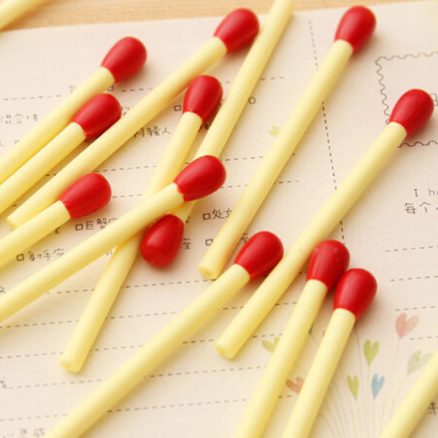 1pcs Match Shape Cute Mini Stick Ballpoint Pen Korean Creative Children Stationery Supplies 7