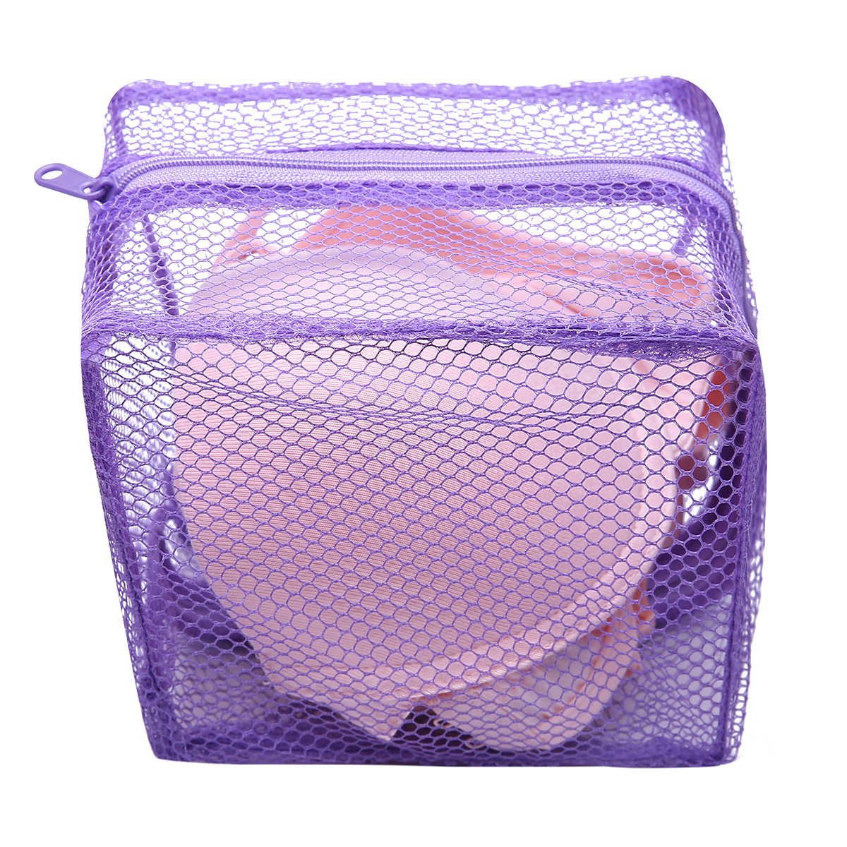 Mesh Laundry Bag Washing Clothes Zipper Solid Net For Bras And Lingerie 2