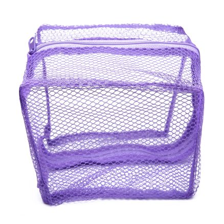 Mesh Laundry Bag Washing Clothes Zipper Solid Net For Bras And Lingerie 2