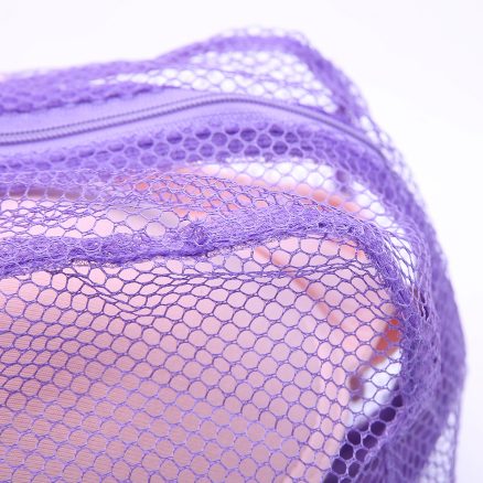 Mesh Laundry Bag Washing Clothes Zipper Solid Net For Bras And Lingerie 6