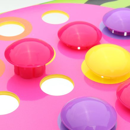 Button Nail 3D Puzzles Creative Children Assembling Big Mushrooms Enlightenment Educational Toys 5