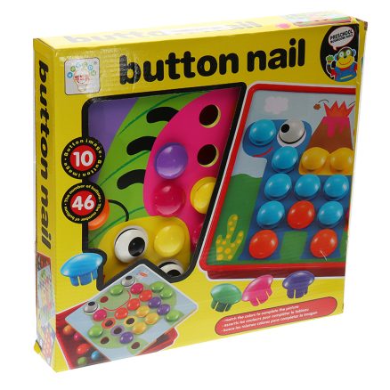 Button Nail 3D Puzzles Creative Children Assembling Big Mushrooms Enlightenment Educational Toys 6