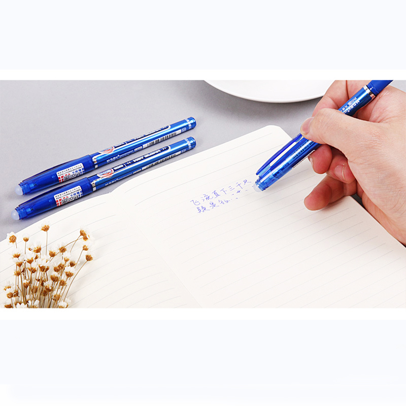1Pcs M&G 0.5mm Erasable Romove By Friction Gel Ink Ball Pen Black Blue For Elfinbook Notebook Use 6 1Pcs M&G 0.5mm Erasable Romove By Friction Gel Ink Ball Pen Black Blue For Elfinbook Notebook Use - Image 6