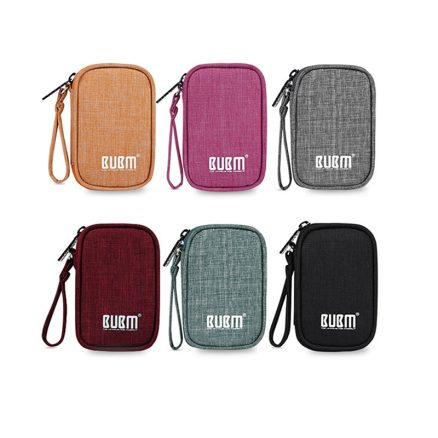 BUBM Travel Carrying Case for Small Electronics and Accessories Earphone Earbuds Cable Change Purse 3