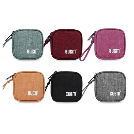 BUBM Travel Carrying Case for Small Electronics and Accessories Earphone Earbuds Cable Change Purse 5