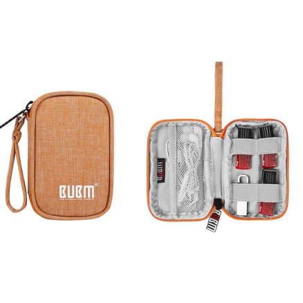 BUBM Travel Carrying Case for Small Electronics and Accessories Earphone Earbuds Cable Change Purse 7