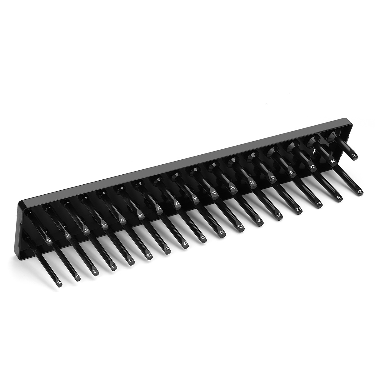 1/2 Inch Metric 34 Slot Socket Rack Storage Rail Tray Holder Shelf Organizer Machinery Parts 3 1/2 Inch Metric 34 Slot Socket Rack Storage Rail Tray Holder Shelf Organizer Machinery Parts - Image 3