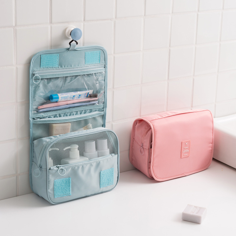 Hanging Toiletry Bag Travel Organizer Wash Make Up Cosmetic Bag Case for Women Men Toiletry Kit Cosm 2