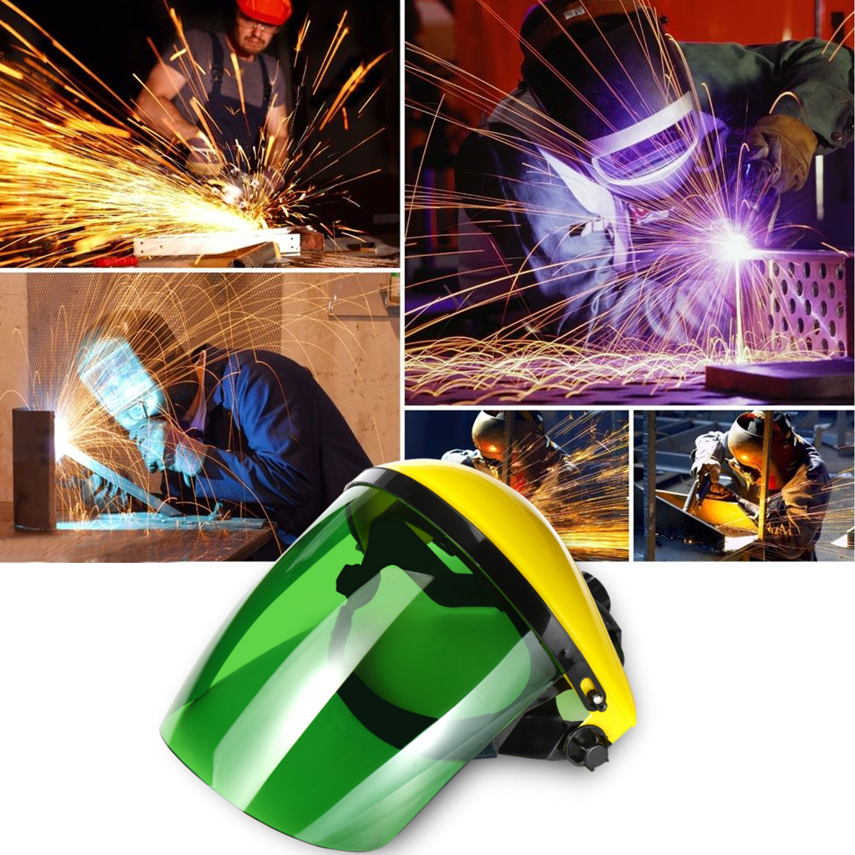 Welding Mask Clear Face Shield Screen Mask Visors Eye Face Protection Scratch Resistant Lens 2 Welding Mask Clear Face Shield Screen Mask Visors Eye Face Protection Scratch Resistant Lens - Image 2