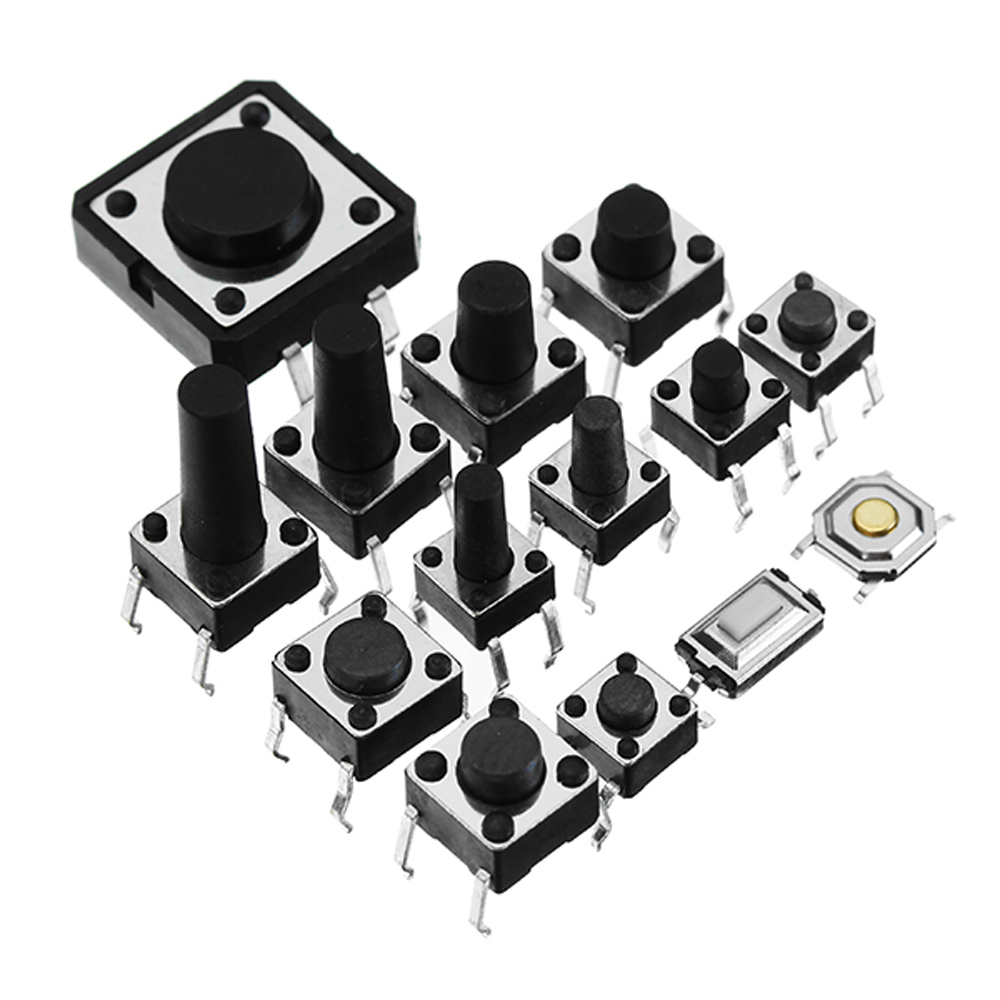 Total 120pcs Tactile Tact Mini Push Button Switch Packet Micro Switch Bags 12 Types Each 10pcs 1 Total 120pcs Tactile Tact Mini Push Button Switch Packet Micro Switch Bags 12 Types Each 10pcs