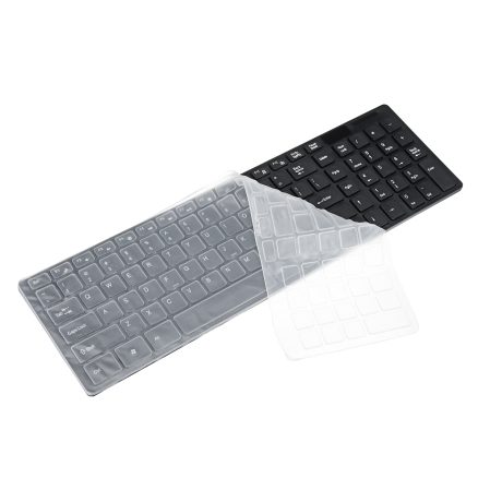 Ultra Thin 2.4GHz Wireless 101 Keys Keyboard and 1000DPI Mouse Combo Set With Keyboard Cover 3