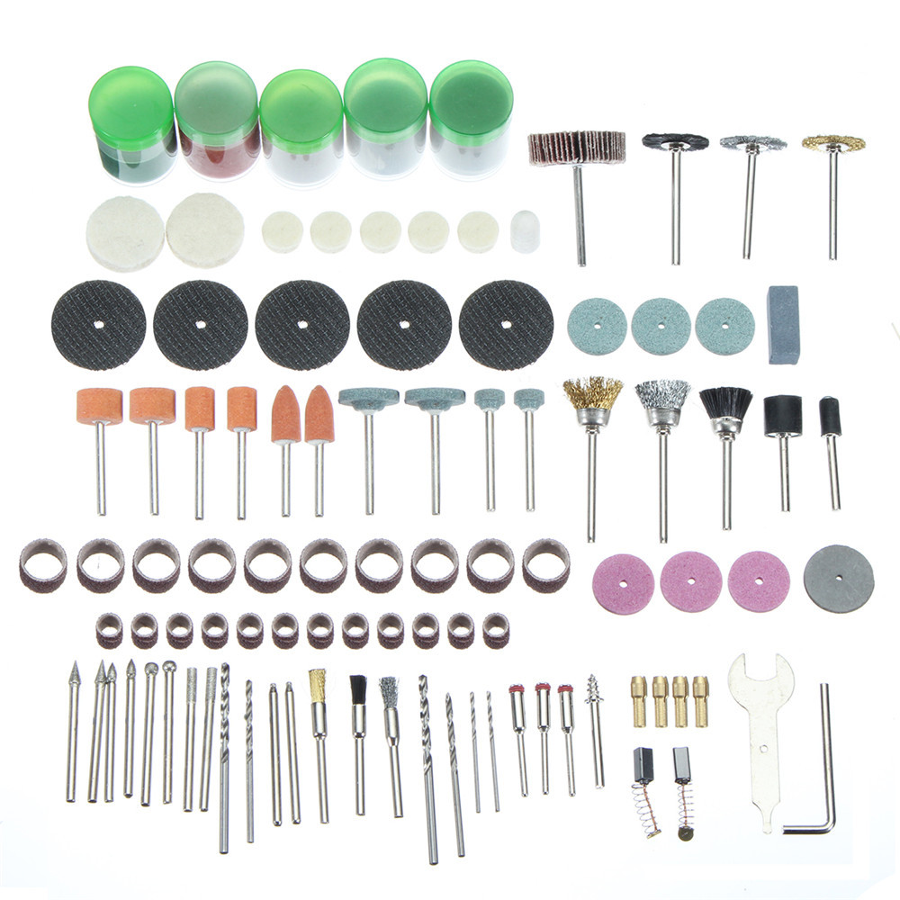 173pcs Rotary Tool Accessory Grinding Polishing Cutting Bit Kit Set Polishing Wheel 1