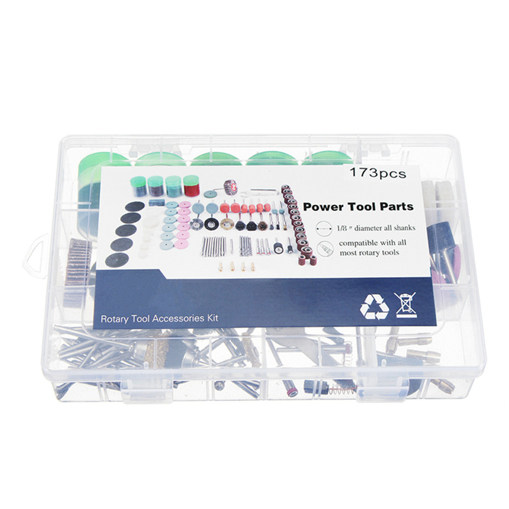 173pcs Rotary Tool Accessory Grinding Polishing Cutting Bit Kit Set Polishing Wheel 3 173pcs Rotary Tool Accessory Grinding Polishing Cutting Bit Kit Set Polishing Wheel - Image 3