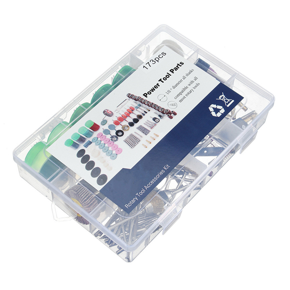 173pcs Rotary Tool Accessory Grinding Polishing Cutting Bit Kit Set Polishing Wheel 4 173pcs Rotary Tool Accessory Grinding Polishing Cutting Bit Kit Set Polishing Wheel - Image 4