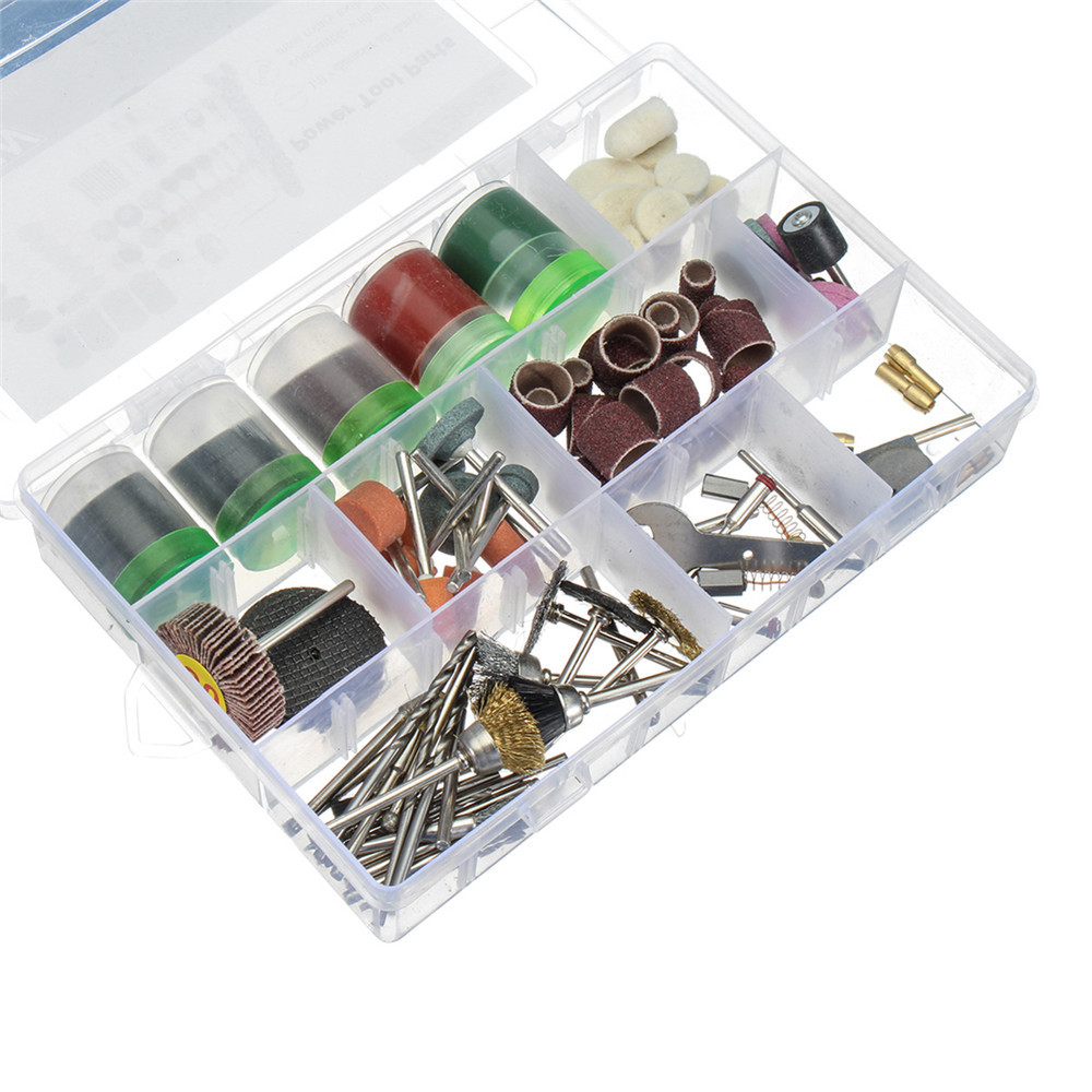 173pcs Rotary Tool Accessory Grinding Polishing Cutting Bit Kit Set Polishing Wheel 5 173pcs Rotary Tool Accessory Grinding Polishing Cutting Bit Kit Set Polishing Wheel - Image 5