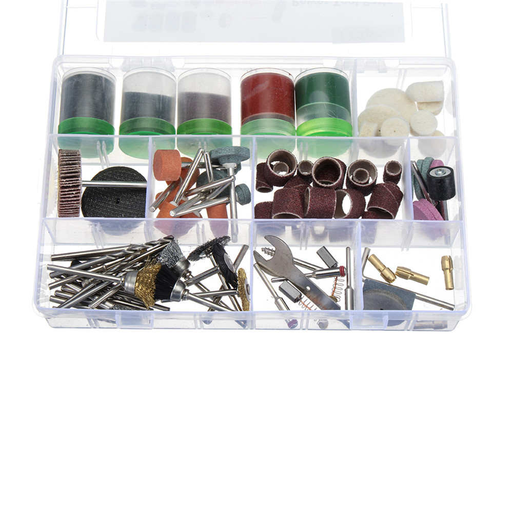173pcs Rotary Tool Accessory Grinding Polishing Cutting Bit Kit Set Polishing Wheel 6 173pcs Rotary Tool Accessory Grinding Polishing Cutting Bit Kit Set Polishing Wheel - Image 6