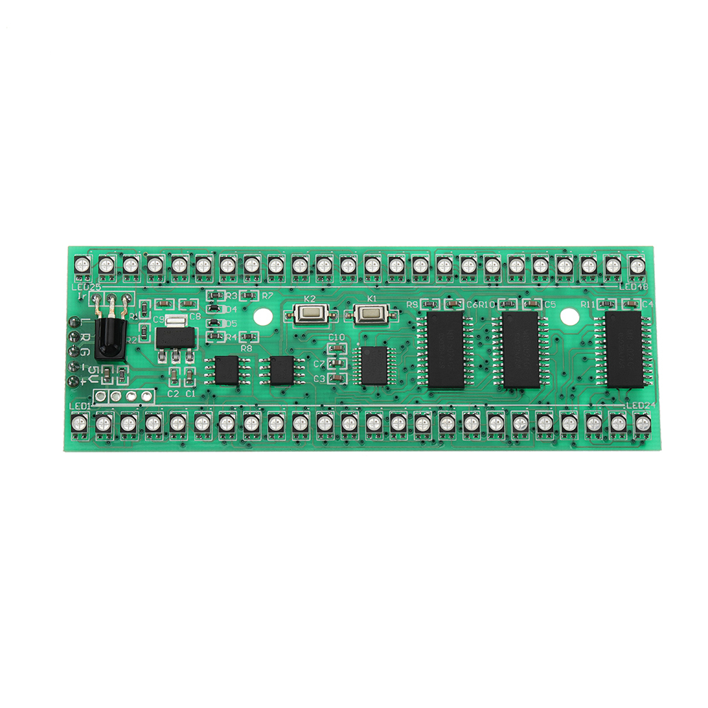 DC 5V To 6V 250mA RGB Double Channel Double 24 LED Level Indicator MCU With Adjustable Display Mode 4 DC 5V To 6V 250mA RGB Double Channel Double 24 LED Level Indicator MCU With Adjustable Display Mode - Image 4