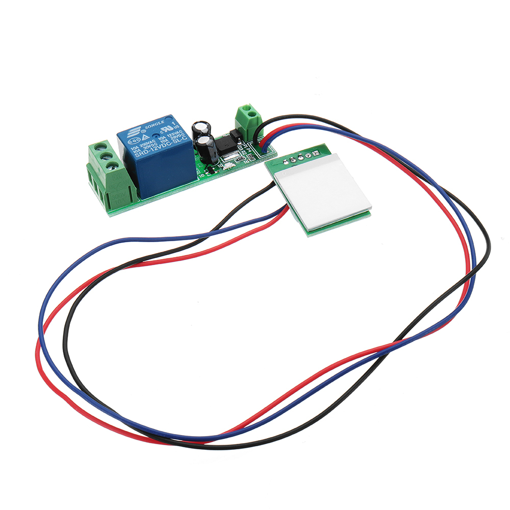 12V One Channel Capacitive Touch Key Sensor Module Computer Power Button With Relay Self-locking Function 1
