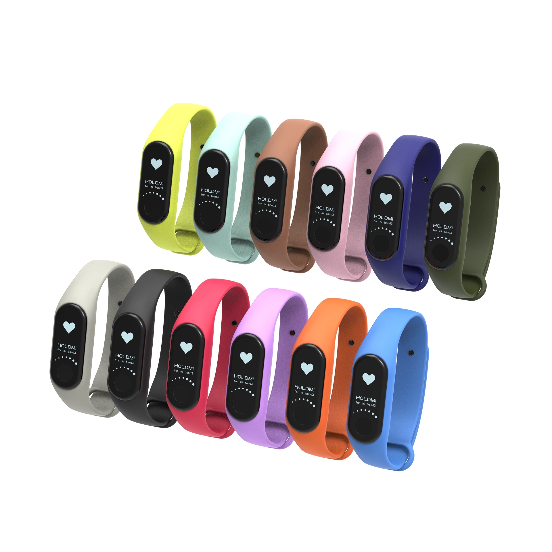 Bakeey Colorful Silicone Replacement Wristband Strap Bracelet Wristband for XIAOMI Mi Band 3 3 Bakeey Colorful Silicone Replacement Wristband Strap Bracelet Wristband for XIAOMI Mi Band 3 - Image 3