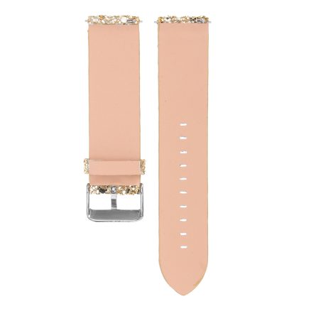 Replacement Bling Glitter Leather Wrist Strap Watch Band For Fitbit Versa 4