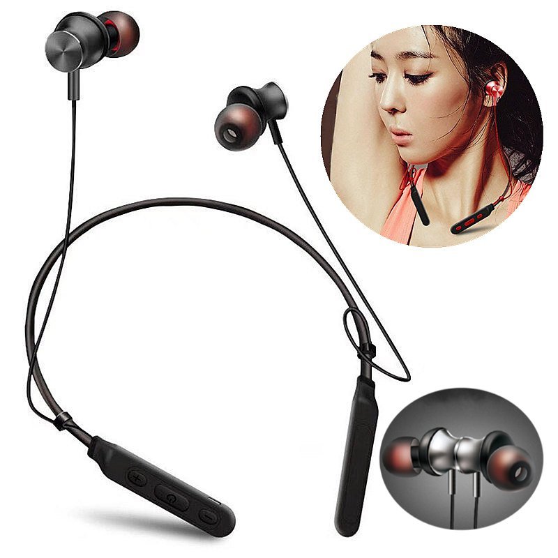 Portable Wireless bluetooth Earphone Stereo Bass Sports Outdoor Headset Headphones With Mic 2