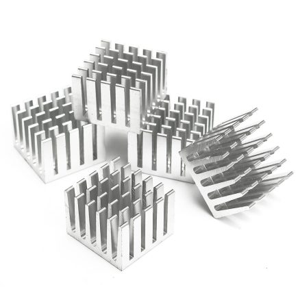 5pcs 20x20x15mm DIY CPU IC Chip Heat Sink Extruded Cooler Aluminum Heat Sink 5
