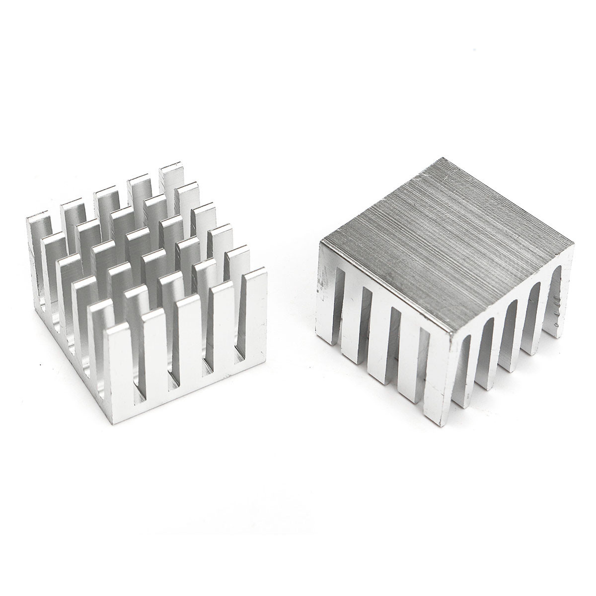 20pcs 20x20x15mm DIY CPU IC Chip Heat Sink Extruded Cooler Aluminum Heat Sink 2 20pcs 20x20x15mm DIY CPU IC Chip Heat Sink Extruded Cooler Aluminum Heat Sink - Image 2