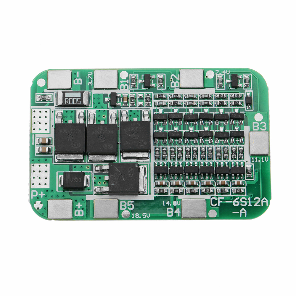 DC 24V 15A 6S PCB BMS Protection Board For Solar 18650 Li-ion Lithium Battery Module With Cell 3 DC 24V 15A 6S PCB BMS Protection Board For Solar 18650 Li-ion Lithium Battery Module With Cell - Image 3