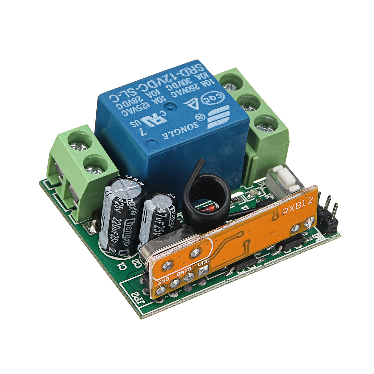 433Mhz DC12V 1CH Wireless Remote Control Switch Relay Receiver Module + 2 RF Transmitter 6 433Mhz DC12V 1CH Wireless Remote Control Switch Relay Receiver Module + 2 RF Transmitter - Image 6