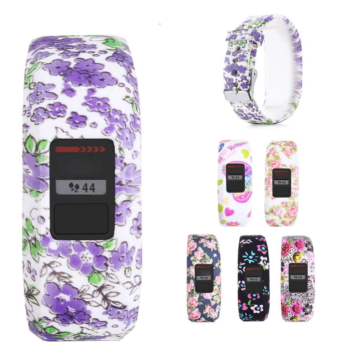 Sport Silicone Watch Band Replacement Wristband Strap For Garmin Vivofit JR Tracker 1 Sport Silicone Watch Band Replacement Wristband Strap For Garmin Vivofit JR Tracker