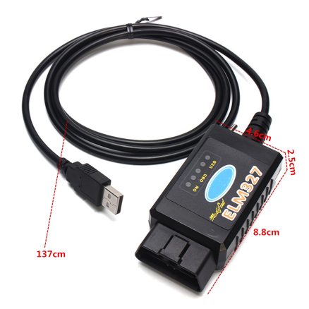 ELM327 USB Modified OBD2 Car Diagnostic Scanner For Ford MS-CAN HS-CAN Mazda Forscan 5