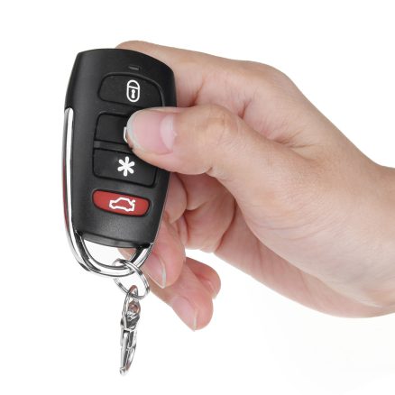 Remote Control Car Alarm System Keyless Entry Security 2 4 Door Power Lock Actuator Motor Kit 2