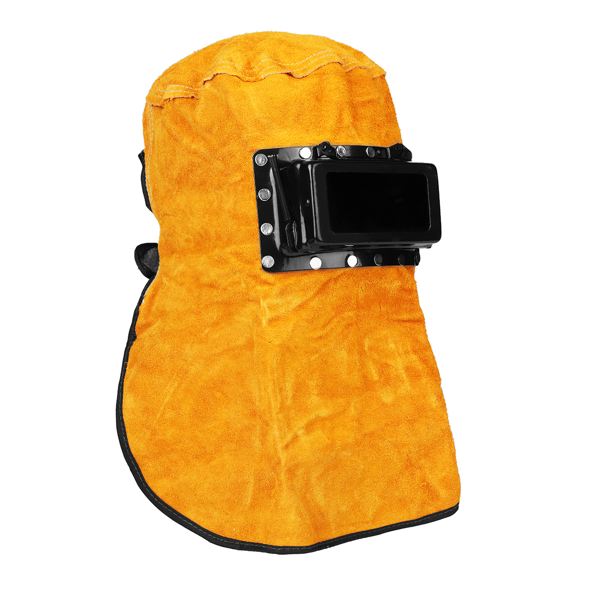 Solar Auto Darkening Filter Leather Welding Mask Hood Neck Protect Helmet 5 Solar Auto Darkening Filter Leather Welding Mask Hood Neck Protect Helmet - Image 5