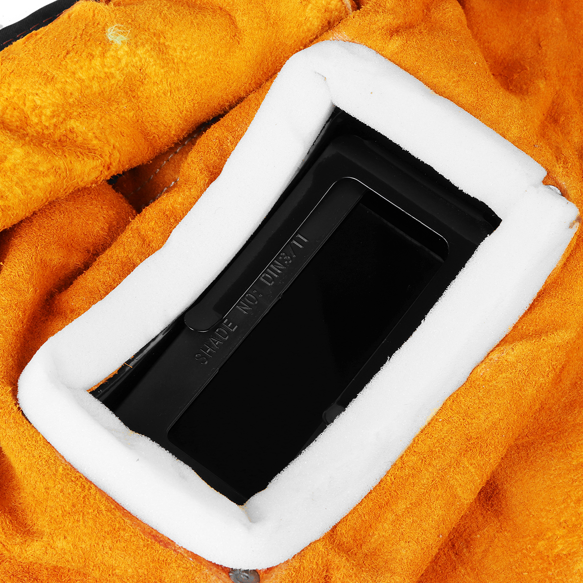 Solar Auto Darkening Filter Leather Welding Mask Hood Neck Protect Helmet 7 Solar Auto Darkening Filter Leather Welding Mask Hood Neck Protect Helmet - Image 7