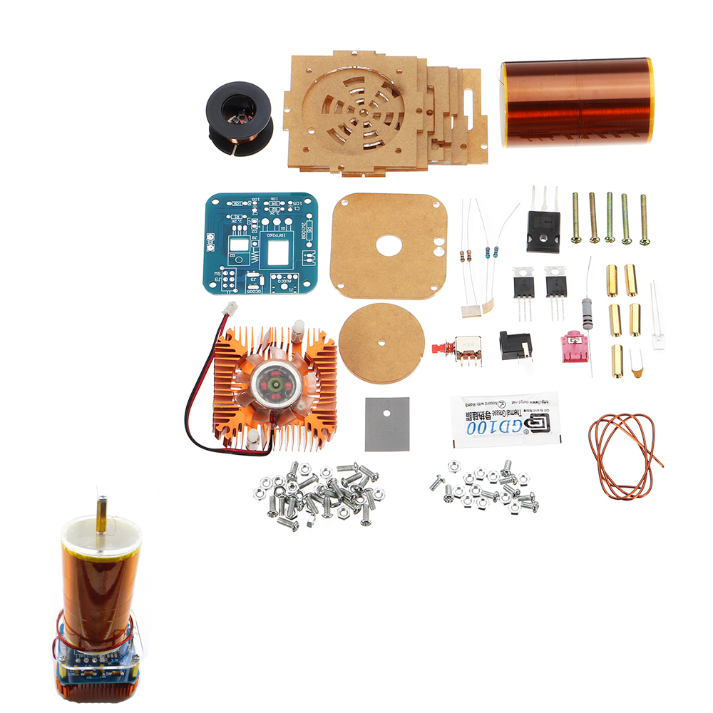 DIY Music Tesla Coil Module Kit ZVS Technology Physics Electronics Small Tesla Spare Parts 1