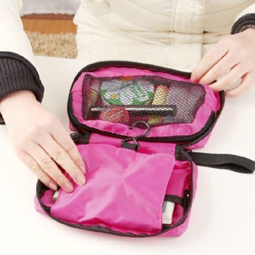 Waterproof Portable Makeup Travel Toiletry Organizer Hanging Wash Cosmetic Bag 3 Waterproof Portable Makeup Travel Toiletry Organizer Hanging Wash Cosmetic Bag - Image 3