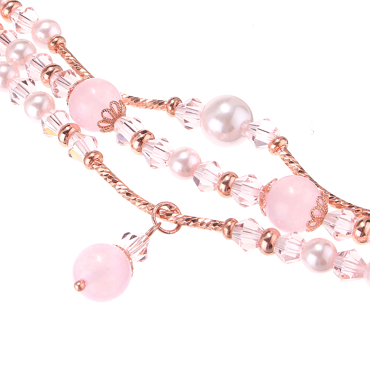 Bakeey Fashion Large and Small Size Sports Beaded Smart Bracelet Watch Band For Fitbit Versa 4 Bakeey Fashion Large and Small Size Sports Beaded Smart Bracelet Watch Band For Fitbit Versa - Image 4